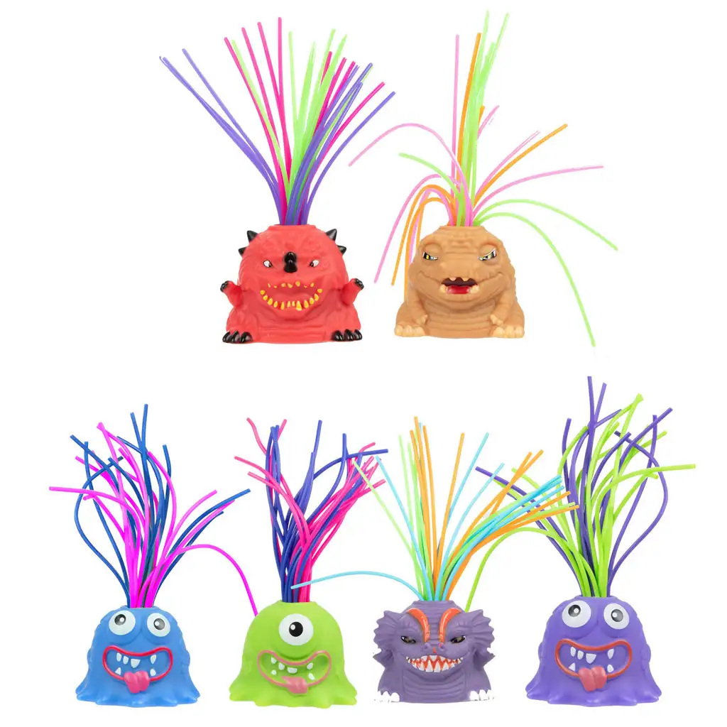 imagen de Monster Fun: Figura de monstruo divertido con pelo extensible en varias versiones 1ud 1
