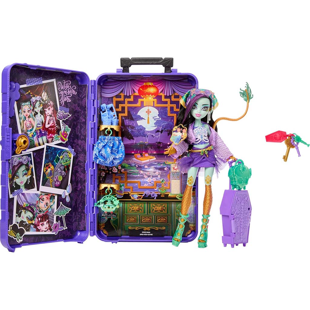 imagen de Monster High Amigos Monstruosos secretos: Viaje espantoso muñeca Jinafire Long - Mattel 3