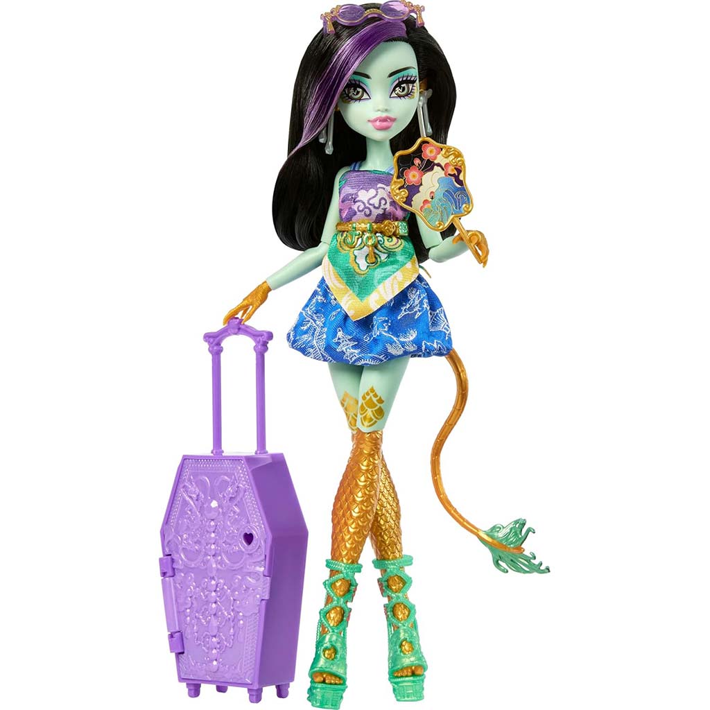 imagen de Monster High Amigos Monstruosos secretos: Viaje espantoso muñeca Jinafire Long - Mattel 4