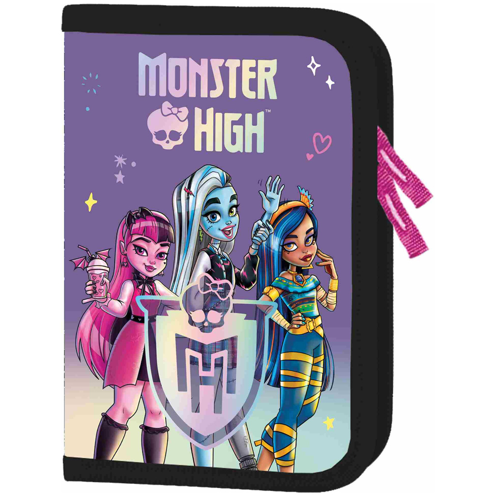 imagen de Monster High estuche desplegable morado 21x14x3,5cm 1