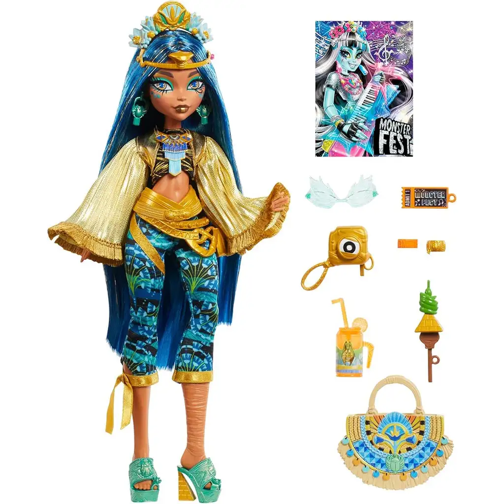 imagen de Monster High™: Fiesta de Monstruos muñeca - Cleo - Mattel 2