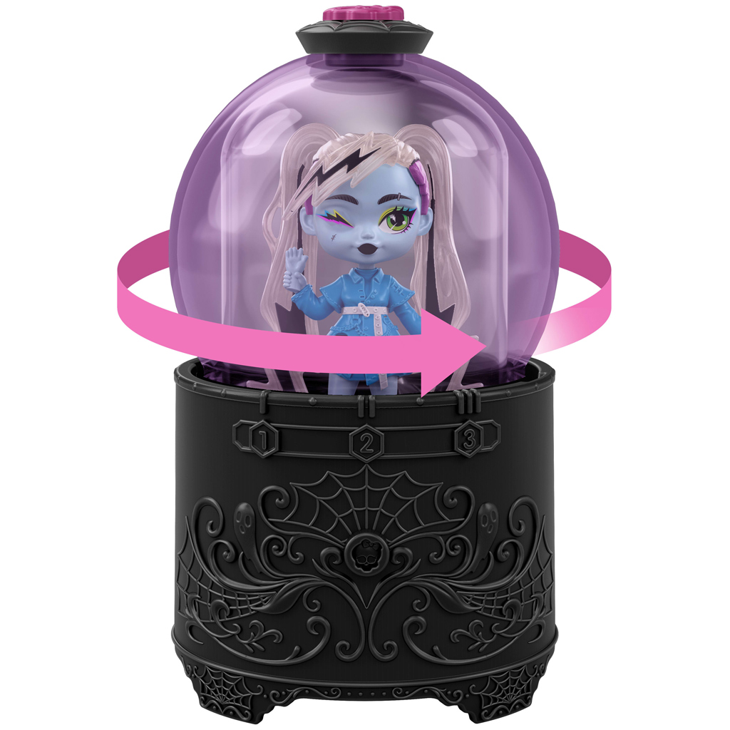 imagen de Monster High: Muñeca de sorpresa aterradora en bola de cristal 1ud – Mattel 3