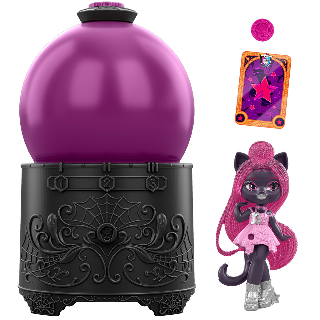 imagen de Monster High: Muñeca de sorpresa aterradora en bola de cristal 1ud – Mattel 4