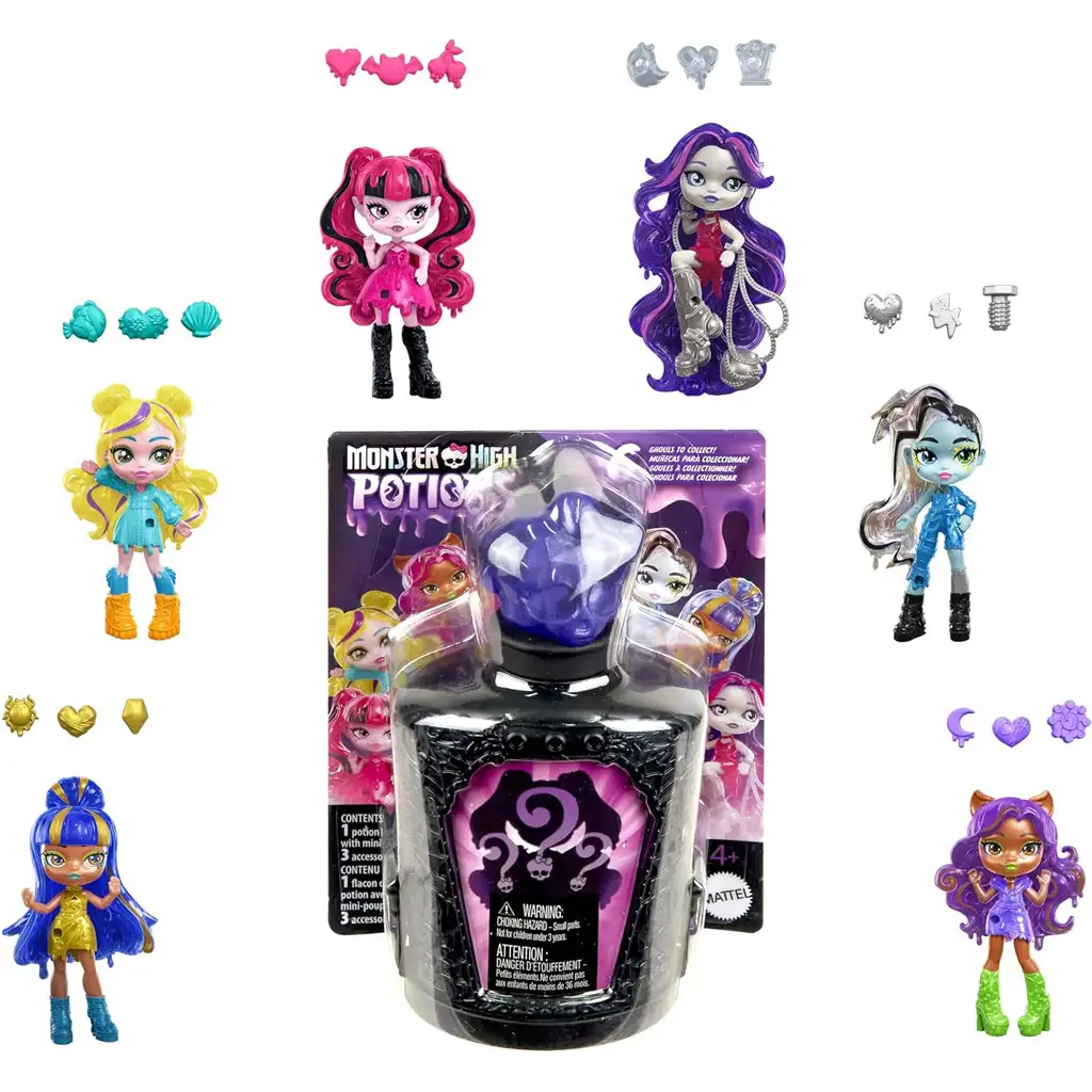 imagen de Monster High: Muñeca sorpresa Rémreveal con accesorios - Mattel 1