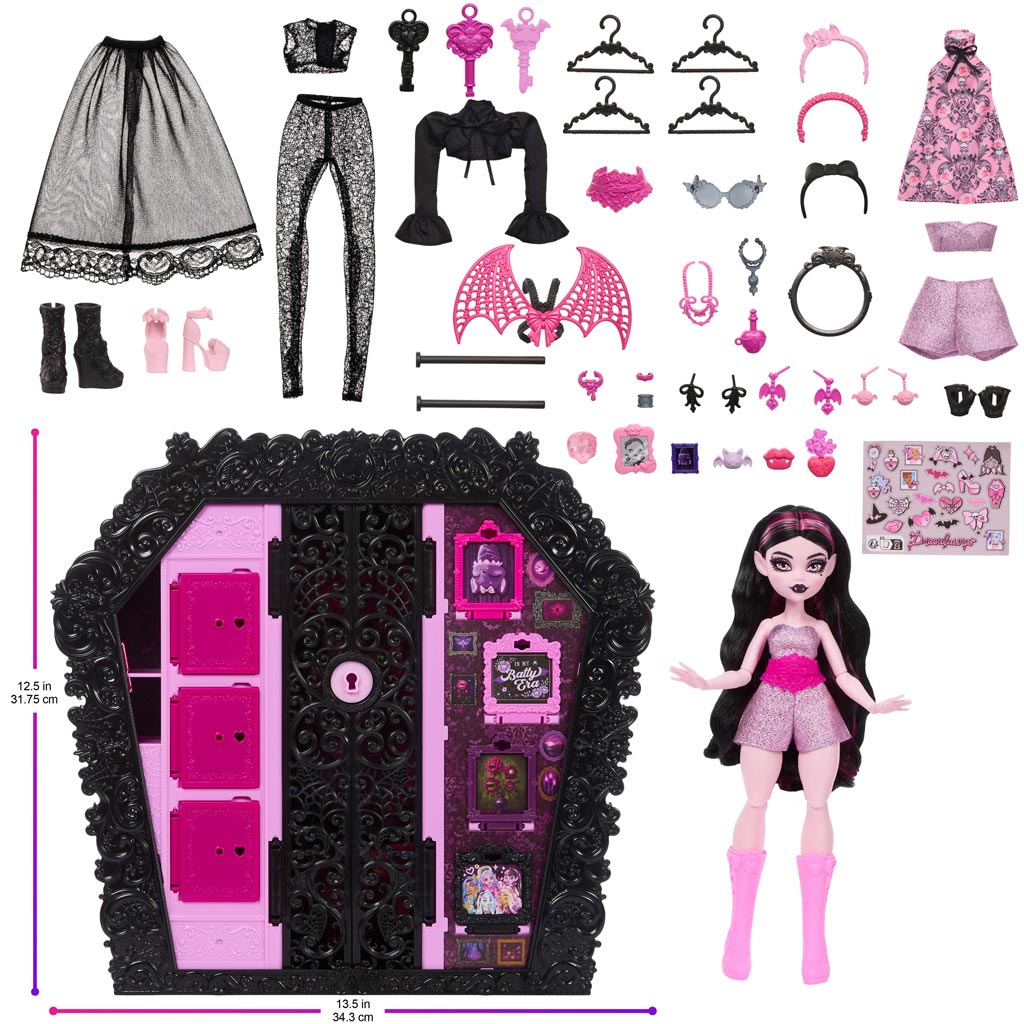 imagen de Monster High Ropa de Moda Draculaura con Muñeca - Mattel 6
