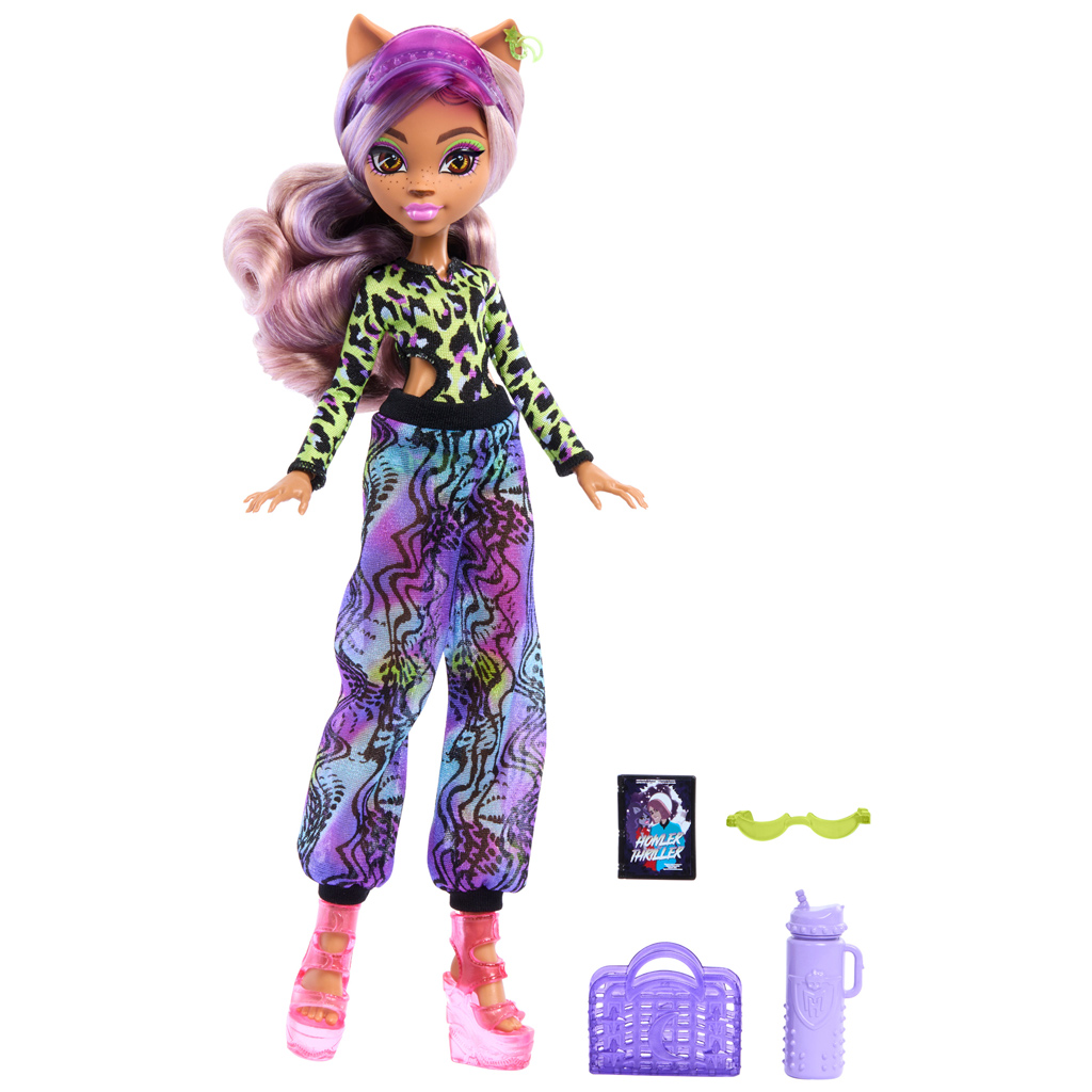 imagen de Monster High: Scare-adise Island – Muñeca Clawdeen Wolf con accesorios - Mattel 2