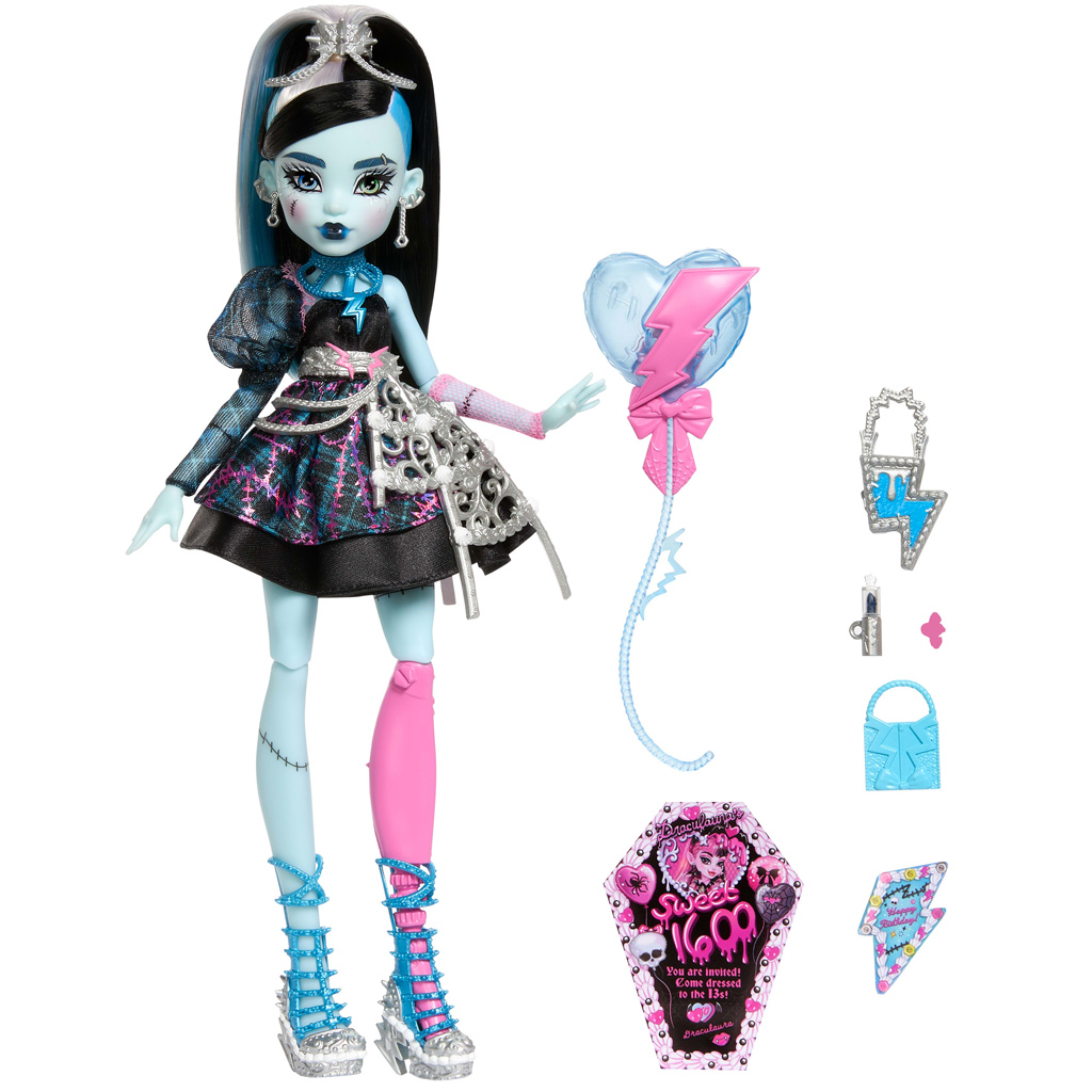 imagen de Monster High: Scary Sweet Birthday fiesta mística muñeca Frankie - Mattel 2
