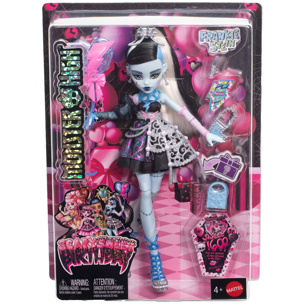 imagen de Monster High: Scary Sweet Birthday fiesta mística muñeca Frankie - Mattel 1