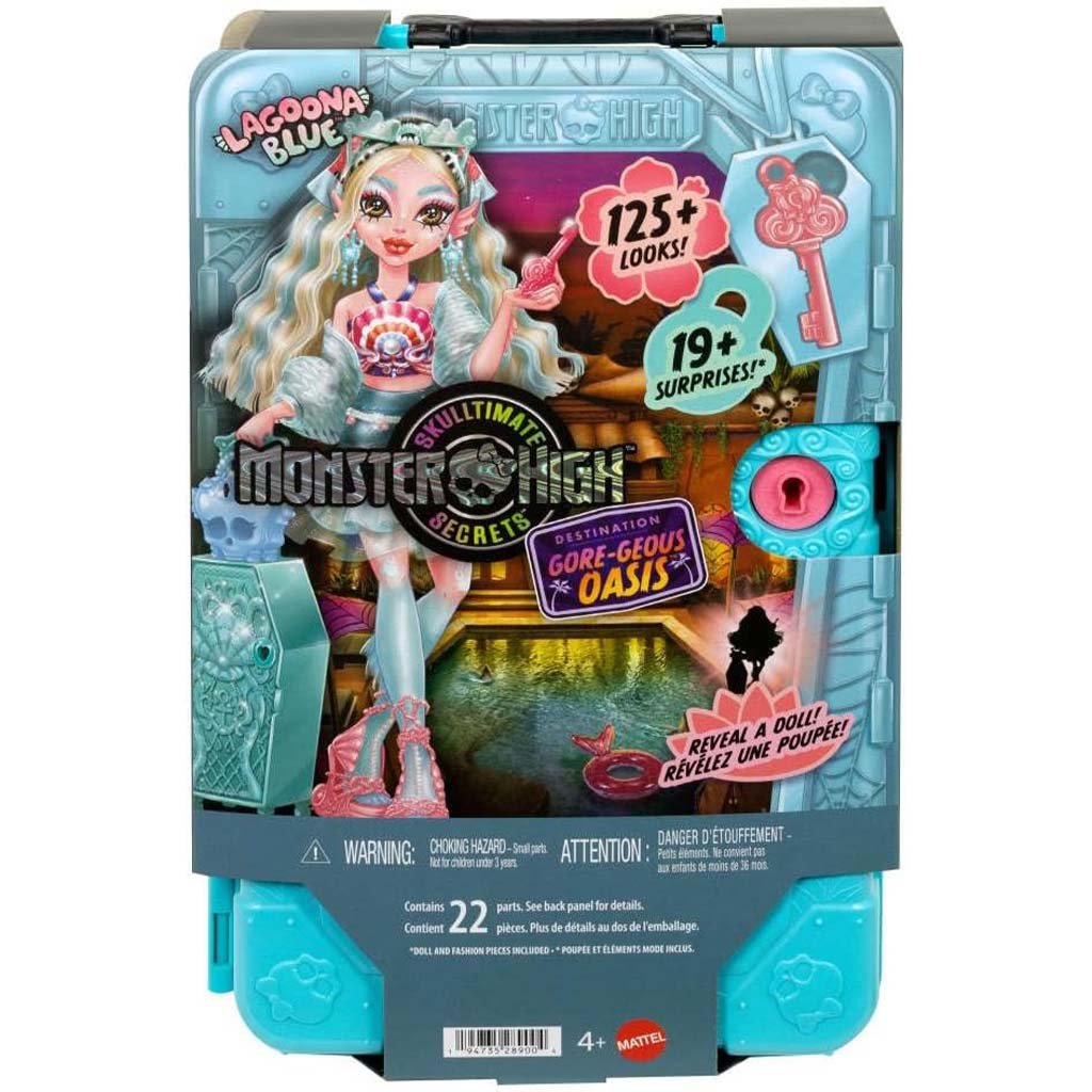 imagen de Monster High Secretos de Amigos Monstruosos: Viaje Espantoso Muñeca Lagoona Blue - Mattel 2