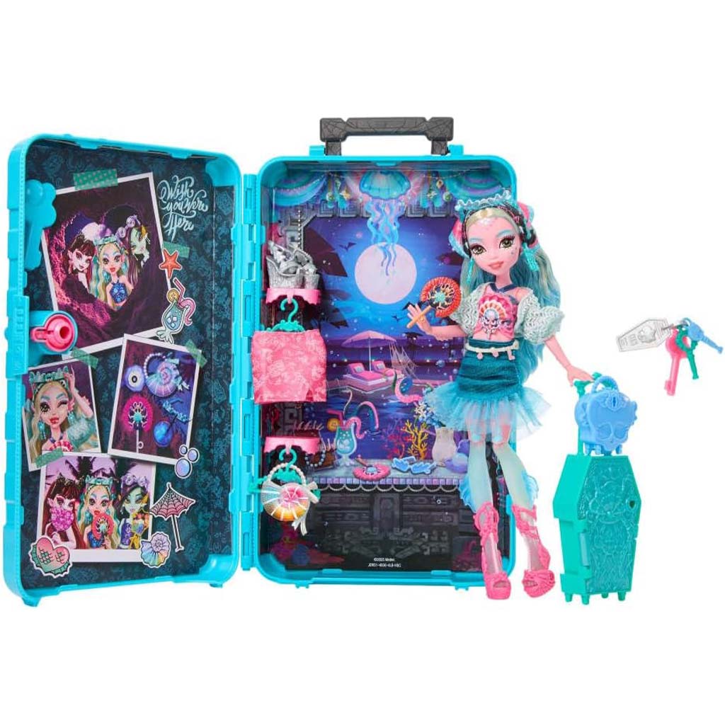 imagen de Monster High Secretos de Amigos Monstruosos: Viaje Espantoso Muñeca Lagoona Blue - Mattel 3