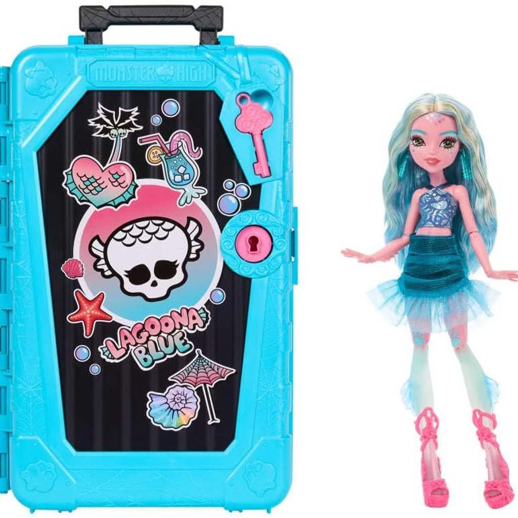 imagen de Monster High Secretos de Amigos Monstruosos: Viaje Espantoso Muñeca Lagoona Blue - Mattel 1