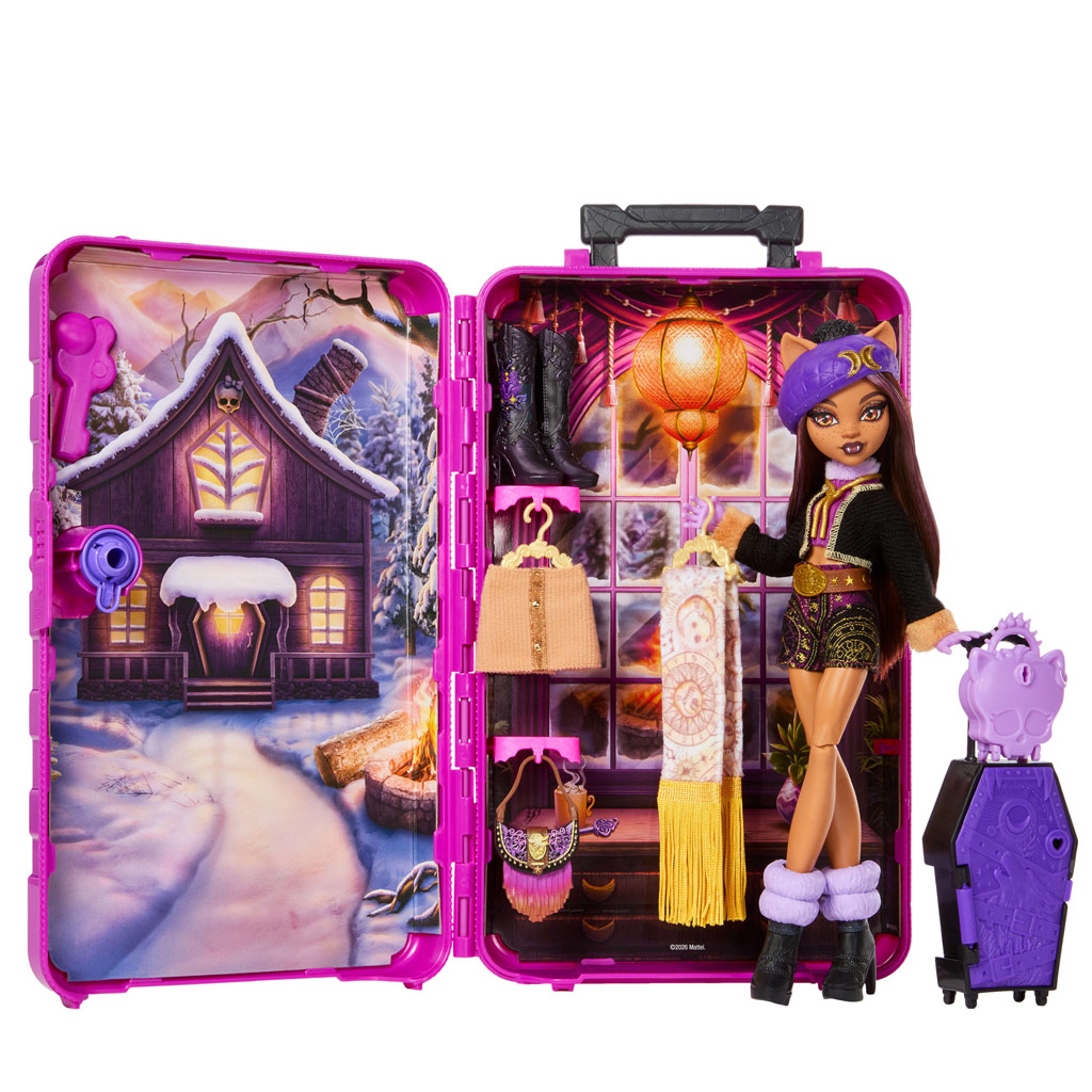 imagen de Monster High Secretos de Amistad Monstruosos - Refugio Espeluznante - Clawdeen Wolf - Mattel 3