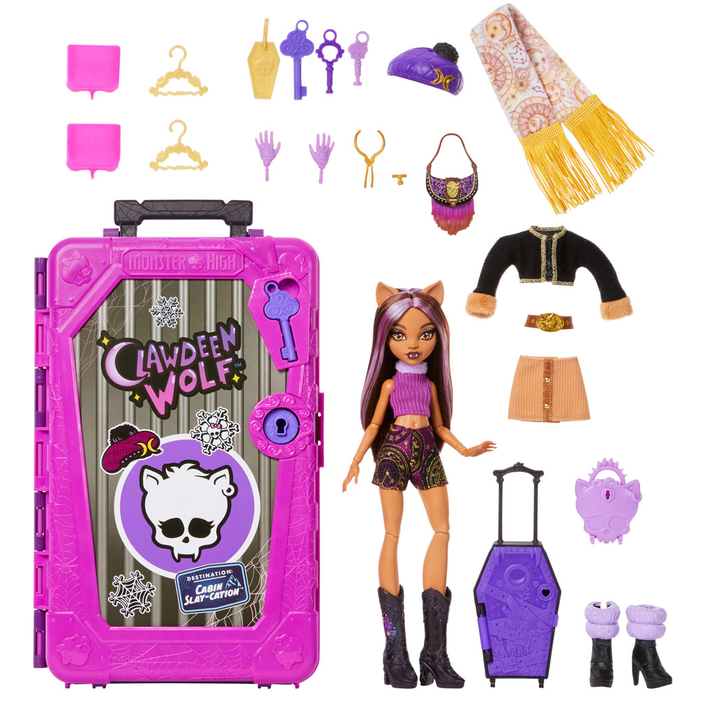imagen de Monster High Secretos de Amistad Monstruosos - Refugio Espeluznante - Clawdeen Wolf - Mattel 6