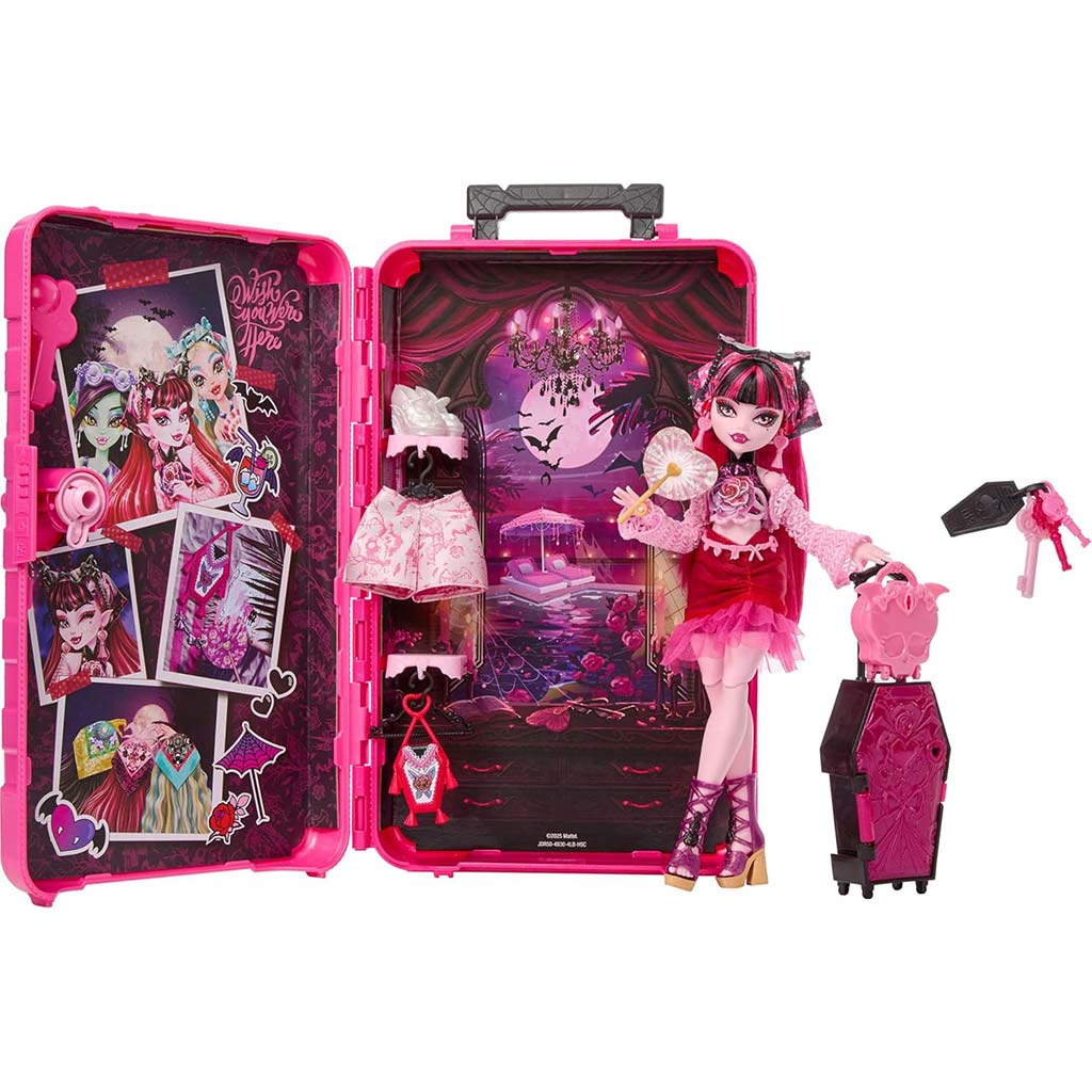 imagen de Monster High Secretos de los Monstruos: Viaje Espantoso Muñeca Draculaura - Mattel 4