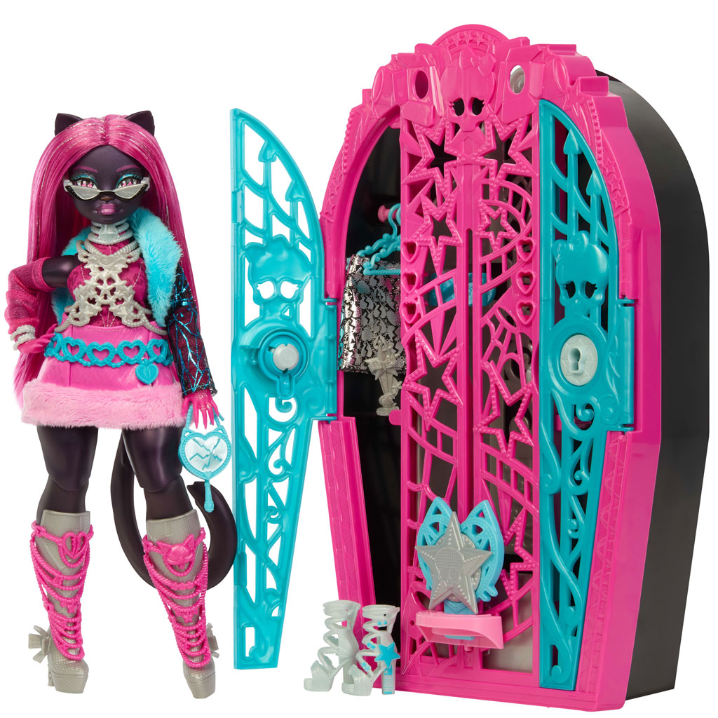 imagen de Monster High: Secretos de monstruos amigos – Investigación espeluznante Hauntlywood Catty Noir muñeca - Mattel 2