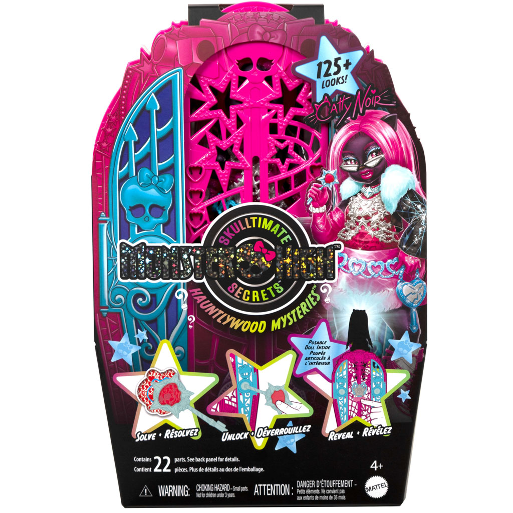 imagen de Monster High: Secretos de monstruos amigos – Investigación espeluznante Hauntlywood Catty Noir muñeca - Mattel 1