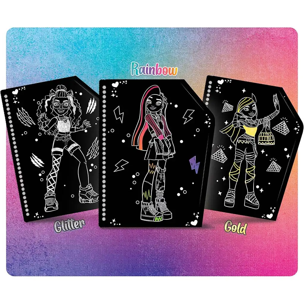 imagen de Monster High: Set de creación de rasguños Monster Hug - Lisciani 2