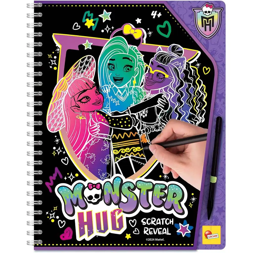imagen de Monster High: Set de creación de rasguños Monster Hug - Lisciani 1