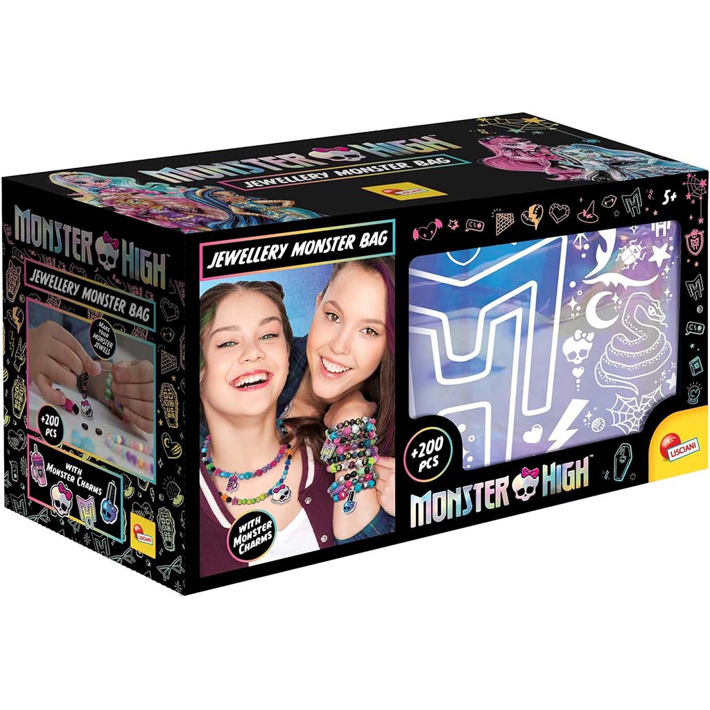 imagen de Monster High Set de joyería de monstruos en bolsa de monstruo - Lisciani 1