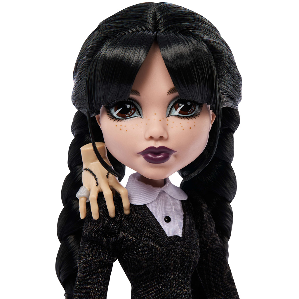 imagen de Monster High x Wednesday – Muñeca de Wednesday Addams con accesorios – Mattel 2