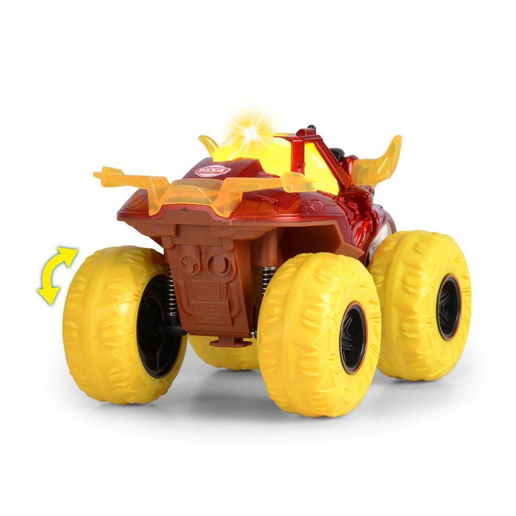 imagen de Monster truck en forma de cabeza de toro llameante con luz y sonido - Dickie Toys 2
