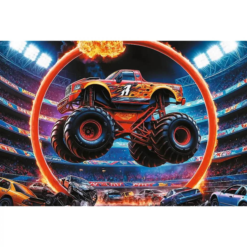 imagen de Monster Truck show puzzle de 60 piezas - Trefl 2