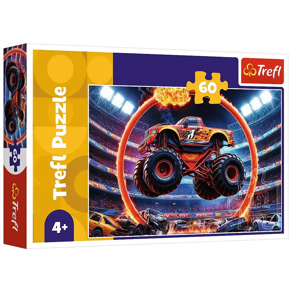 imagen de Monster Truck show puzzle de 60 piezas - Trefl 1