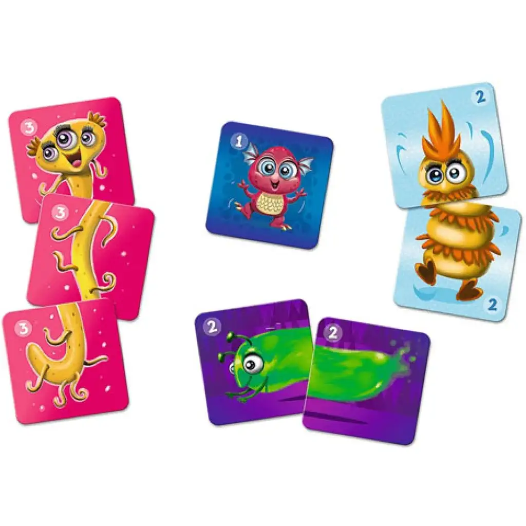 imagen de Monstruos adorables Classic & Plus juego de memoria 36 piezas - Trefl 2