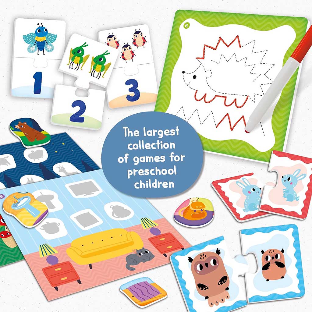 imagen de Montessori Baby: Colección de juguetes de 60 piezas con juegos de desarrollo de habilidades - Lisciani 3
