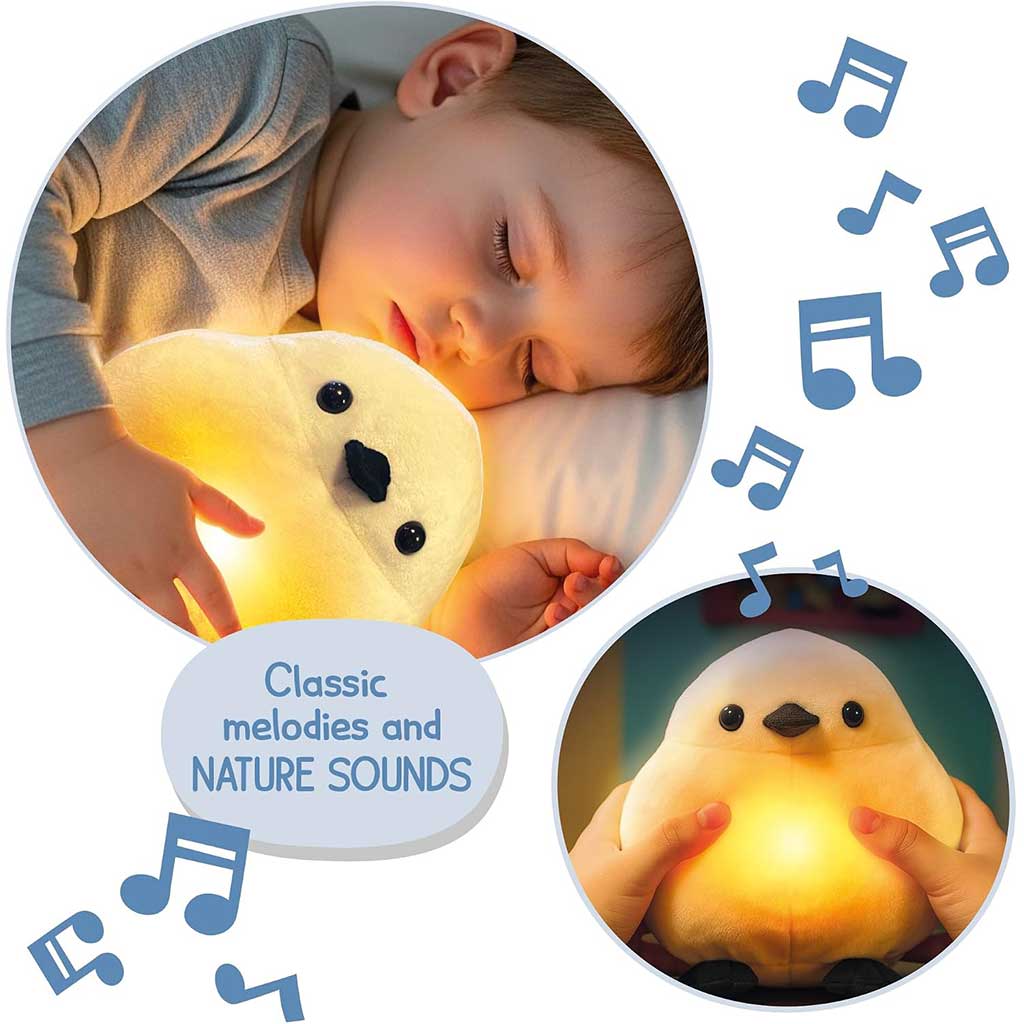 imagen de Montessori Baby Snow Fairy LED de peluche musical - Lisciani 3