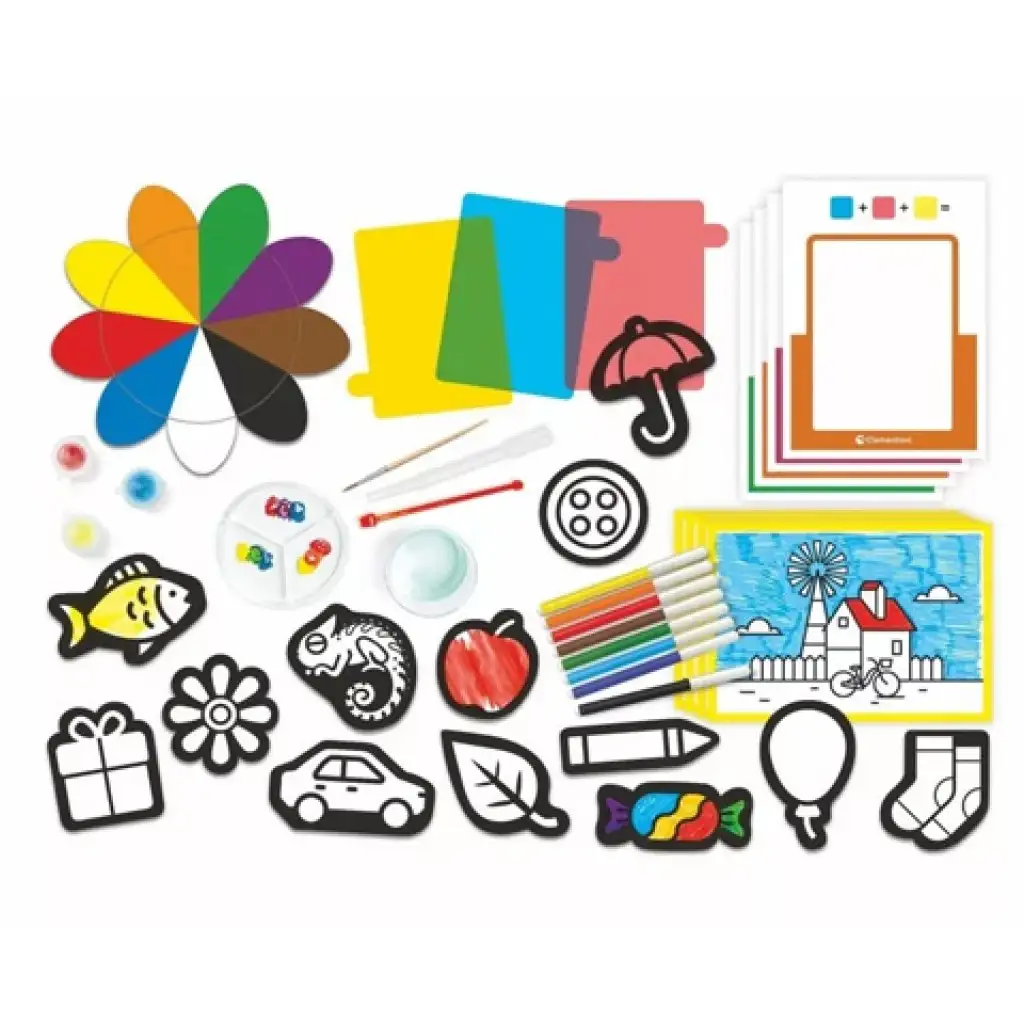 imagen de Montessori - El descubrimiento de los colores juego educativo - Clementoni 2
