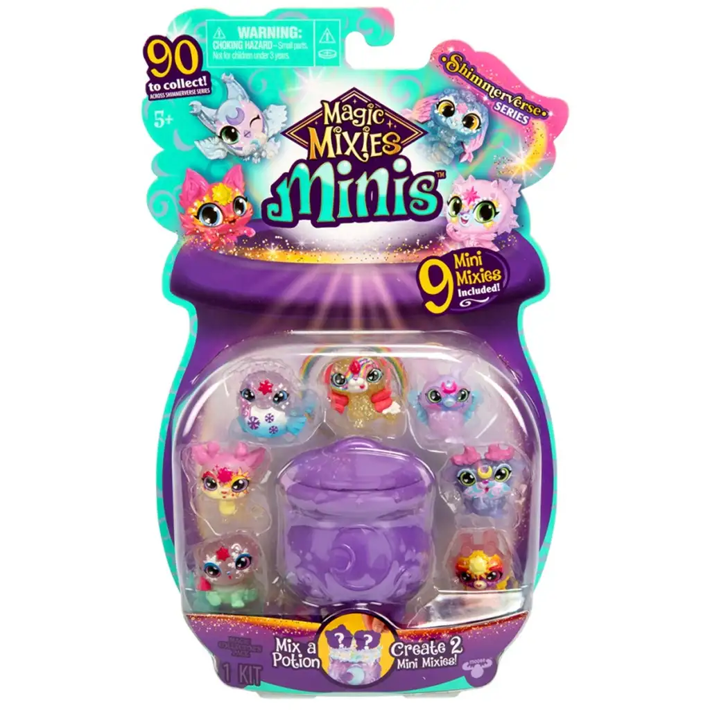 imagen de Moose: Paquete de figuras Magic Mixies mini de 9 piezas con 2 figuras sorpresa 2