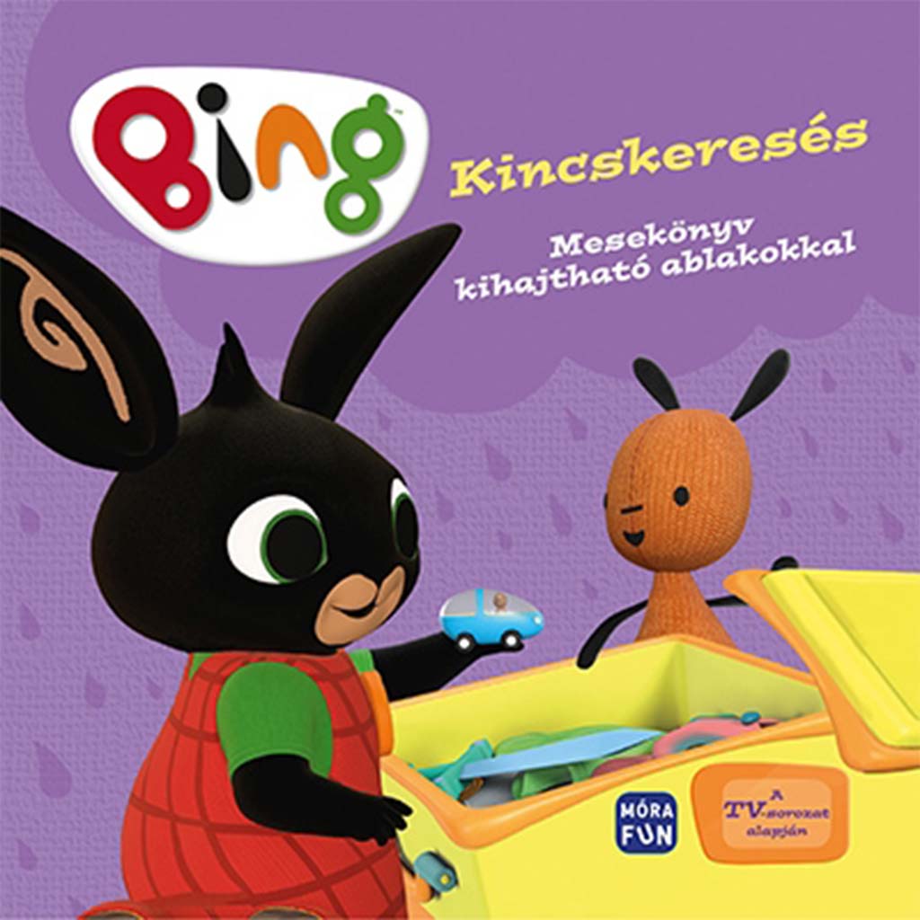 imagen de Móra: Bing - Búsqueda del tesoro libro de cuentos con ventanas desplegables 1