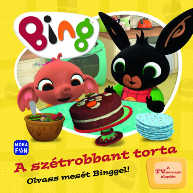 imagen de Móra: Bing - El pastel explosivo - ¡Lee un cuento con Bing! libro de cuentos 1