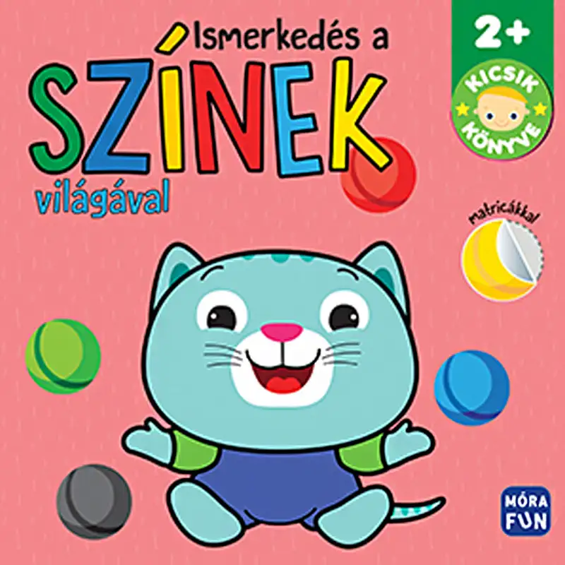 imagen de Móra: Descubriendo el mundo de los colores - Libro de actividades con pegatinas para los más pequeños 1