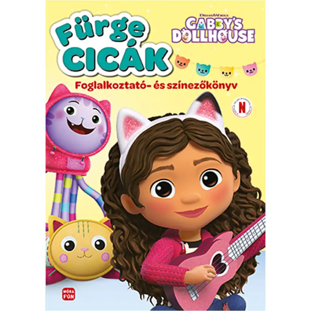 imagen de Móra: Gabi casa de muñecas libro de actividades y colorear 1
