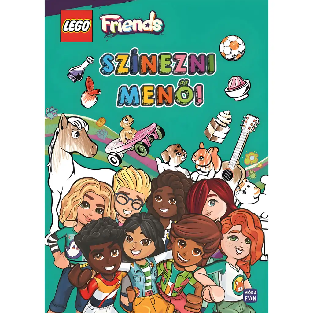 imagen de Móra: LEGO® Friends - ¡Colorear es genial! cuaderno para colorear 1