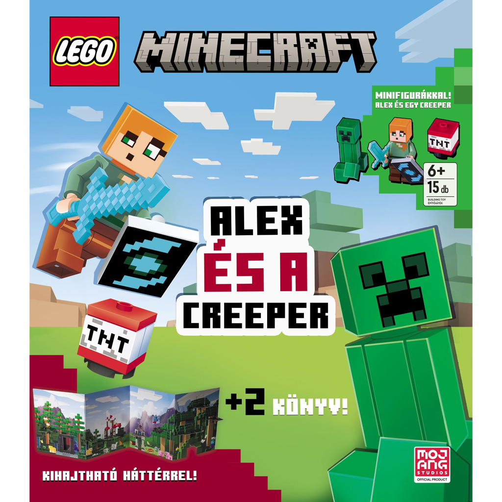imagen de Móra: LEGO® Minecraft Alex y el libro de actividades del creeper 1