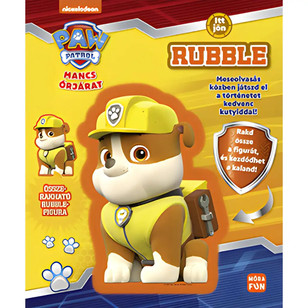 imagen de Móra: Patrulla Canina - Aquí viene Rubble libro de actividades 1