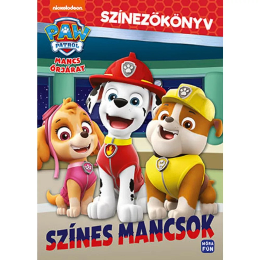 imagen de Móra: Patrulla Canina - Colores de patas Libro para colorear 1