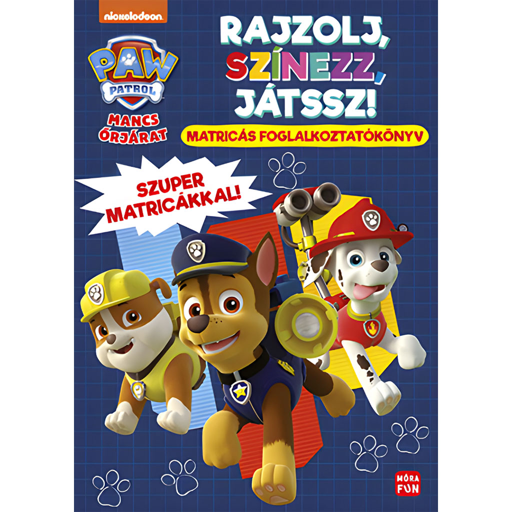 imagen de Móra: Patrulla Canina - ¡Dibuja, colorea, juega! libro de actividades con pegatinas súper 1