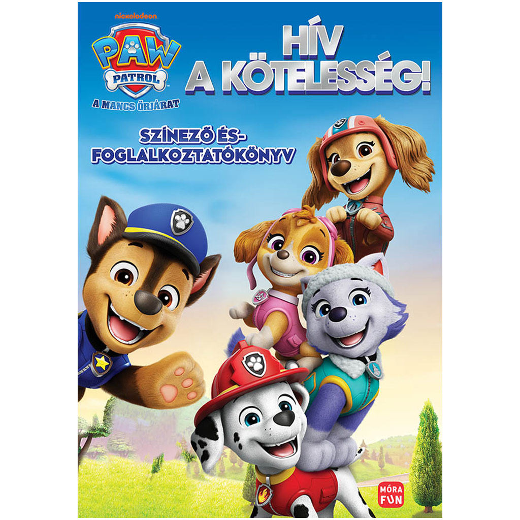 imagen de Móra: Patrulla Canina – ¡La obligación llama! Libro para colorear y actividades 1