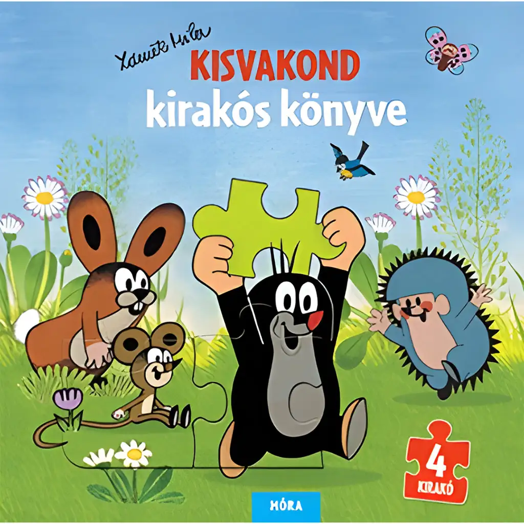 imagen de Móra: Zdeněk Miler - El libro de rompecabezas de la pequeña lombriz 1