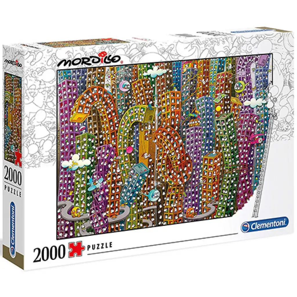 imagen de Mordillo A rompecabezas de la selva 2000 piezas - Clementoni 1