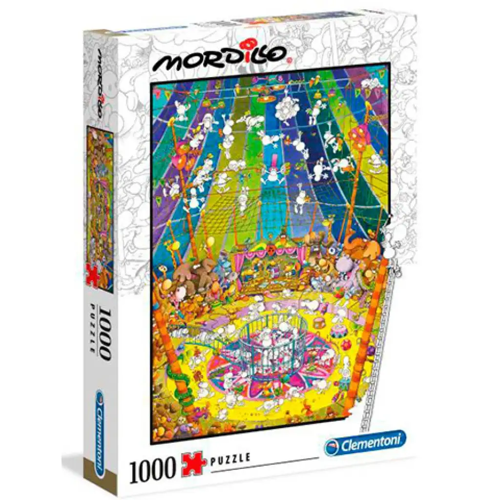imagen de Mordillo A show puzzle 1000 piezas - Clementoni 1