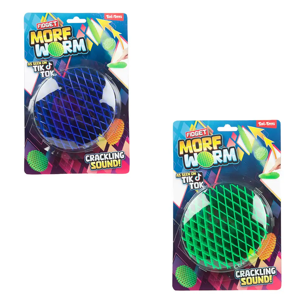 imagen de Morf Fidget Worm juguete antiestrés en varias versiones 1ud 2