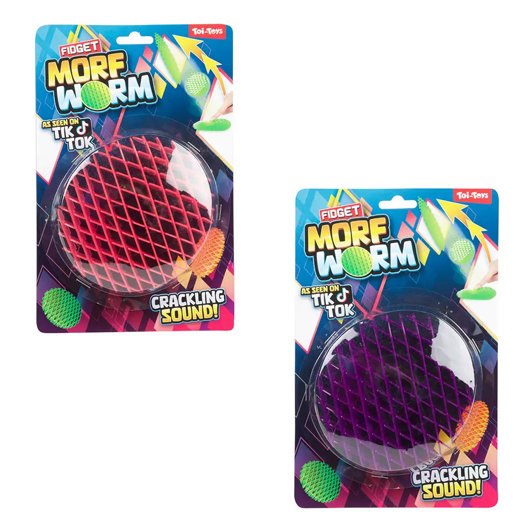 imagen de Morf Fidget Worm juguete antiestrés en varias versiones 1ud 3