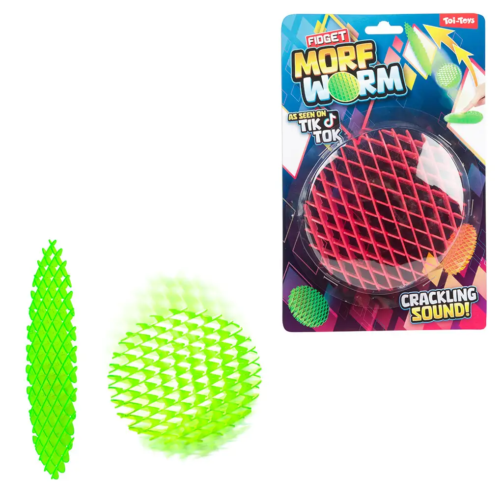 imagen de Morf Fidget Worm juguete antiestrés en varias versiones 1ud 1