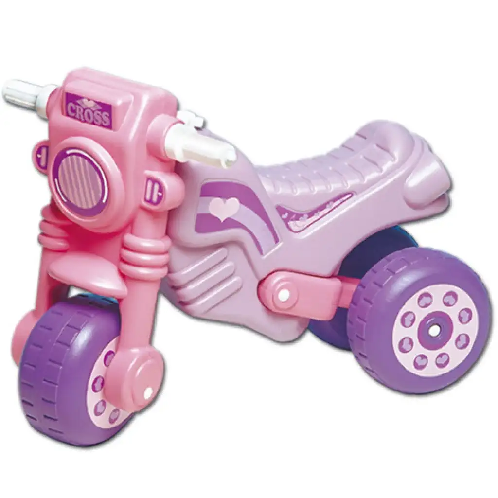 imagen de Moto cross rosa a pedales - D-Toys 1