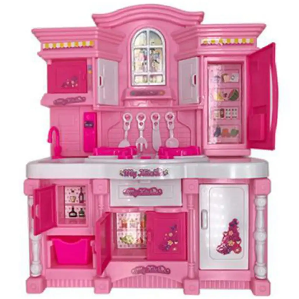 imagen de Mueble de muñecas con luz, sonido y muñeca 2